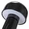 Hello Honey® 8.25" Black Round Metal LED Rechargeable Table Lamp Set, 2ct.